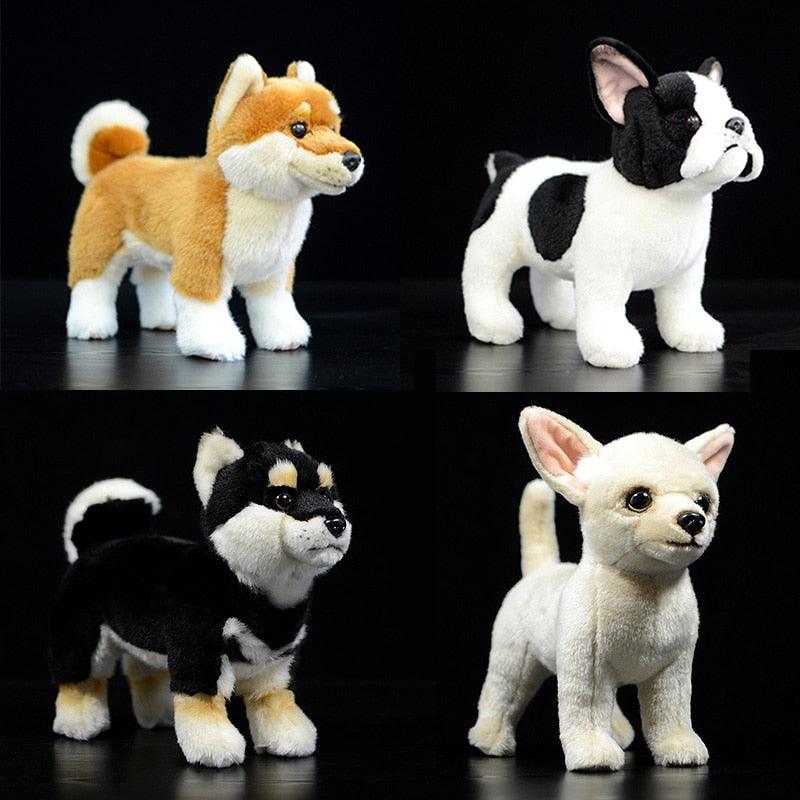 Cute Realistic Dog Plush Toys 10" Plushie Depot
