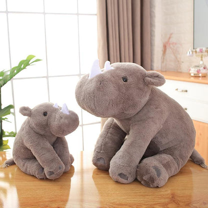 Rhino plush toy Plushie Depot