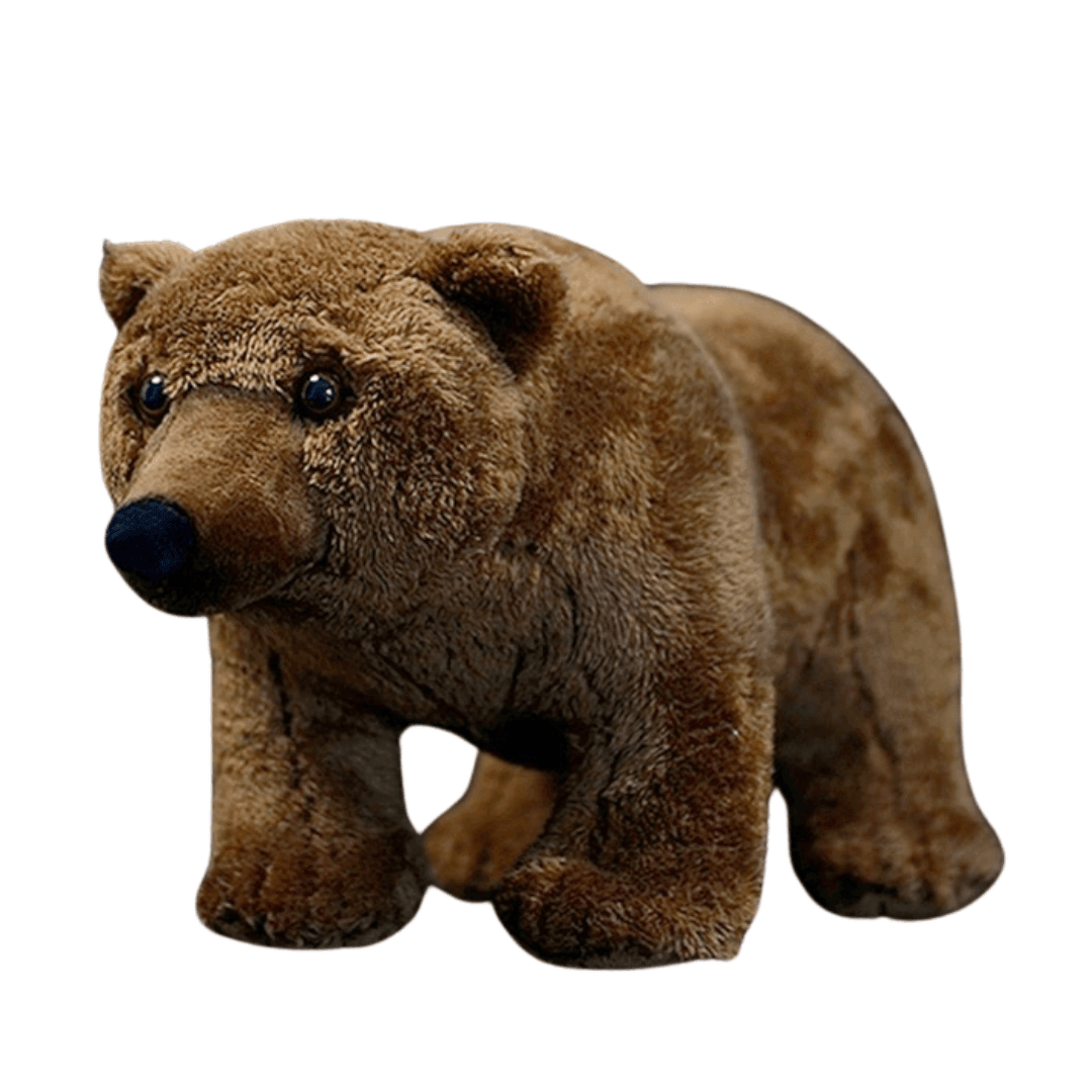 Cuddly Realistic Brown Bear Plushie Plushie Depot