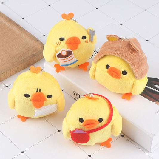 Cute Little Chicken Plush Toys Keychains Plushie Depot