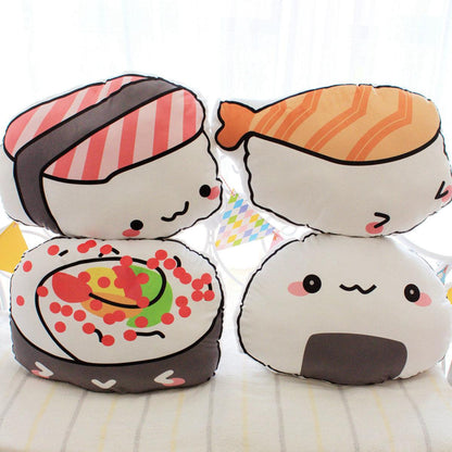 Cute Sushi Salmon Rice Ball Plush Toys Plushie Depot