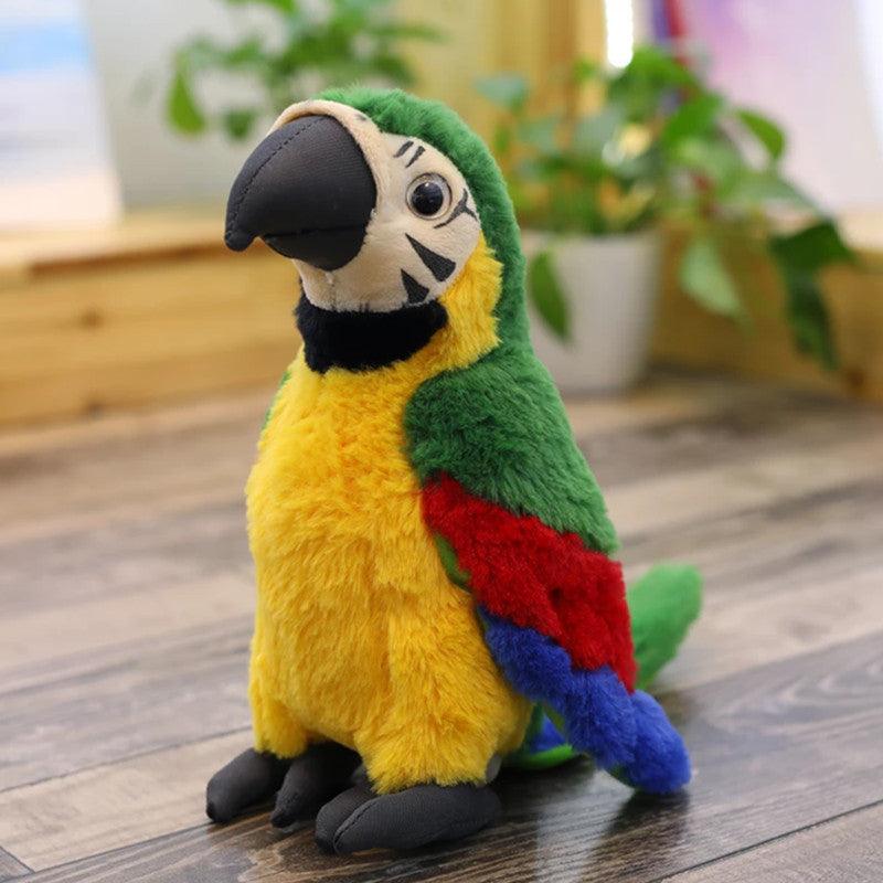 Simulation Macaw Parrot plush toy Green Plushie Depot