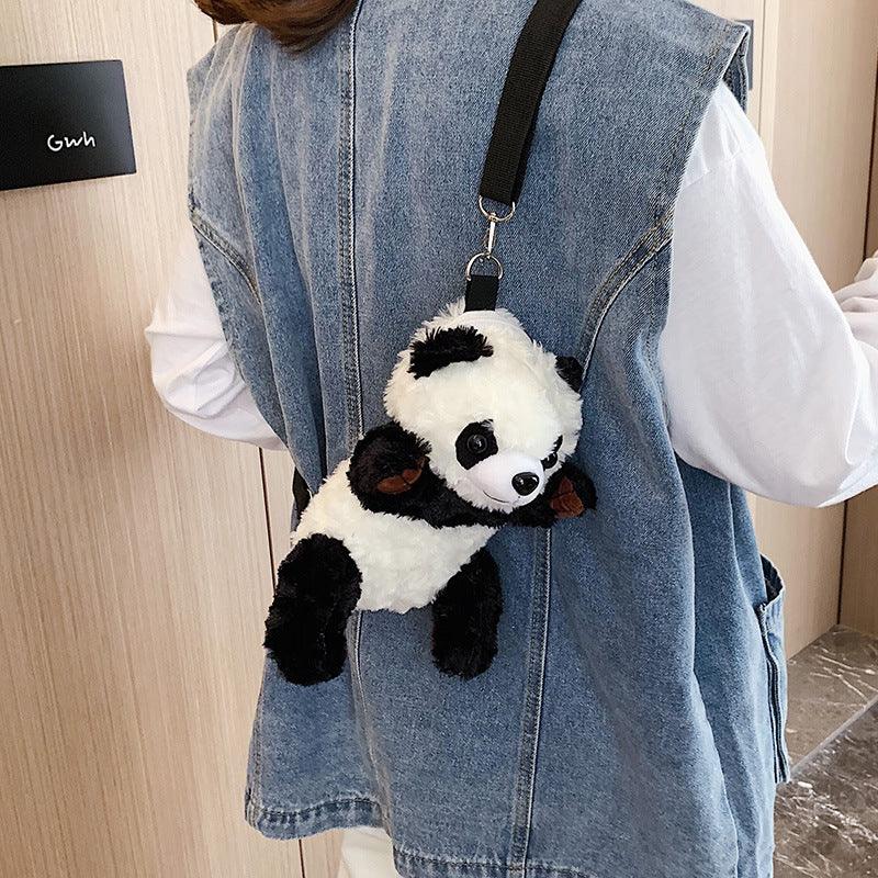 cute plush panda bag cartoon shoulder bag Bags Plushie Depot