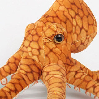 Cute Wild Octopus Plush Toy Orange Plushie Depot