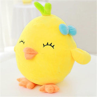 Small grass chicken plush toy Yellow Smile - Plushie Depot