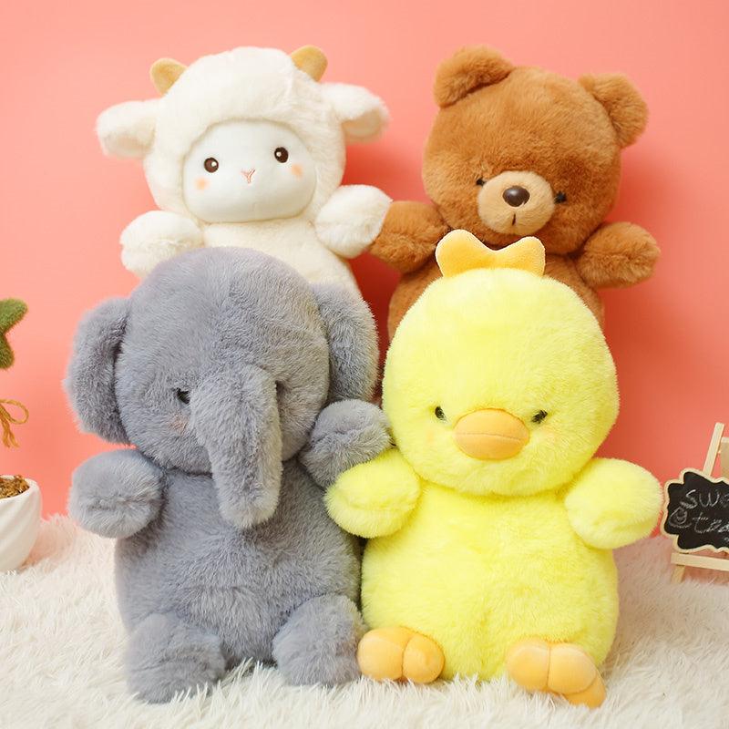 Fluffy Super Soft Cuddly Animal Friends Plush Toys Stuffed Animals Plushie Depot
