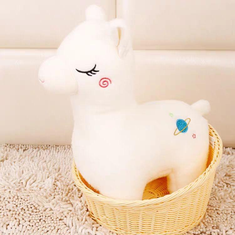 Cute Alpaca Children's Toy Doll White Stuffed Animals Plushie Depot