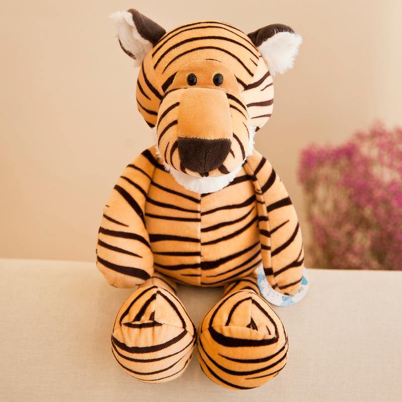 Jungle animal plush toys Tiger 25cm Plushie Depot