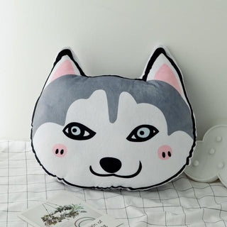 Corgi, Shiba Inu, Husky, Schnauzer Dog Plush Pillows Husky Plushie Depot