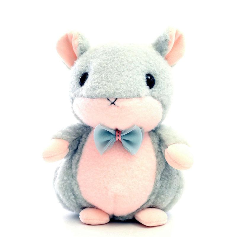 Cute mini mouse doll children's gift plush toy Gray 22cm Plushie Depot