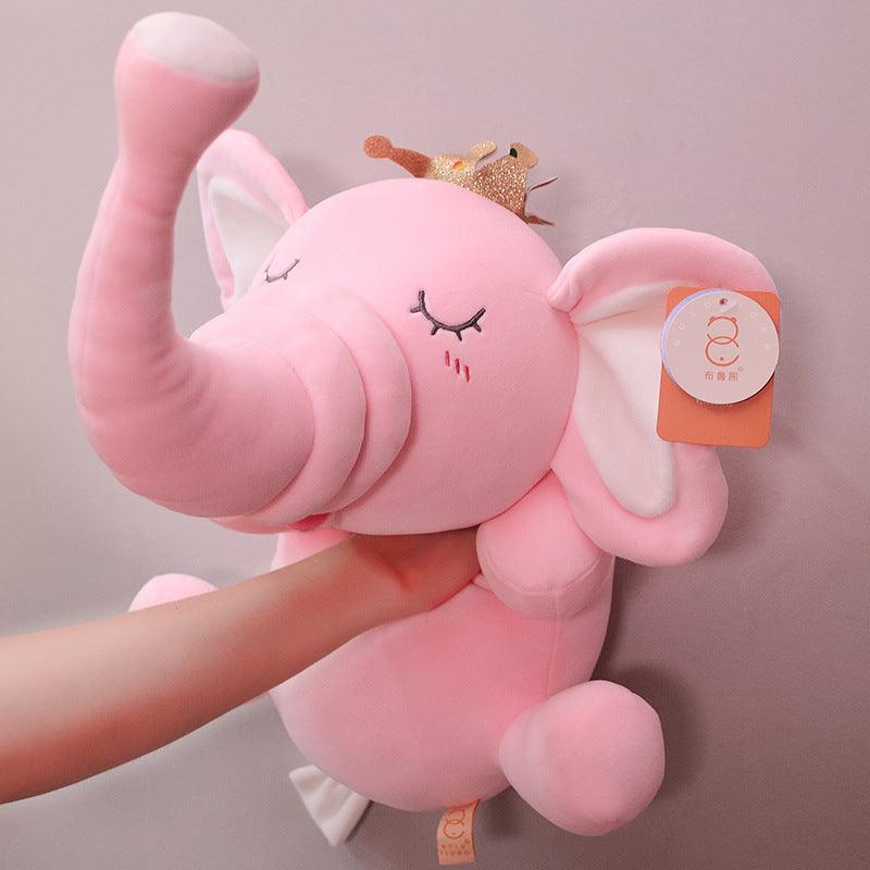 Pink Stuffed Elephant Plush Toy for Baby Showers and Kids Plushie Depot