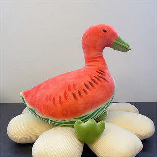 Watermelon Duck Plush Toy - Plushie Depot