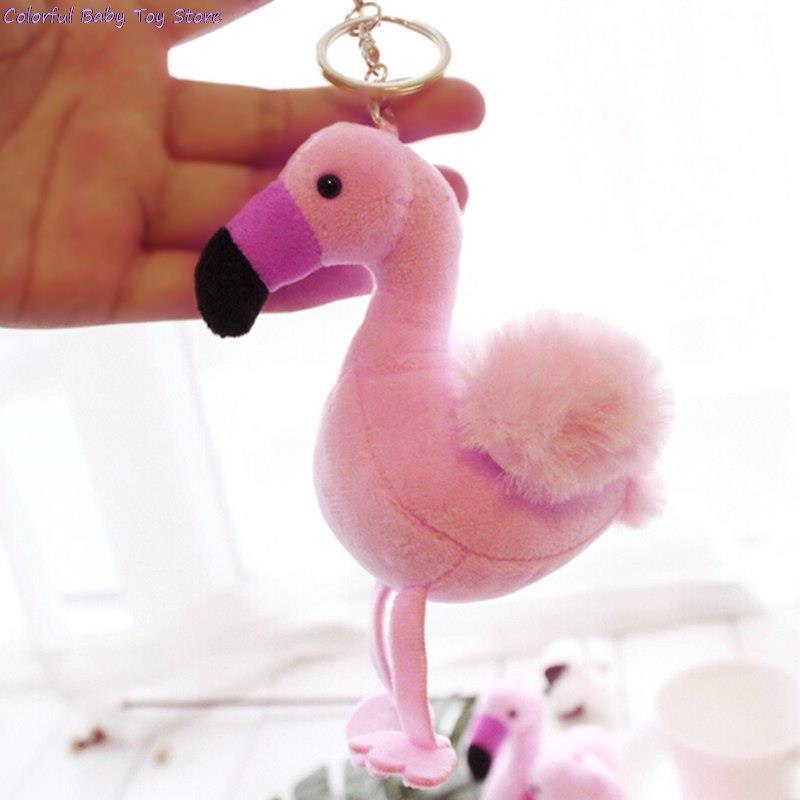 Cute Flamingo Plush Toy Keychain Default Title Keychains Plushie Depot