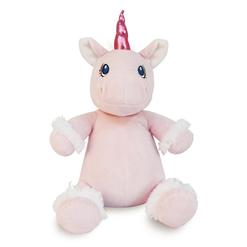 12" Soothing Pink Unicorn Plush Toy Doll Pink Stuffed Animals Plushie Depot