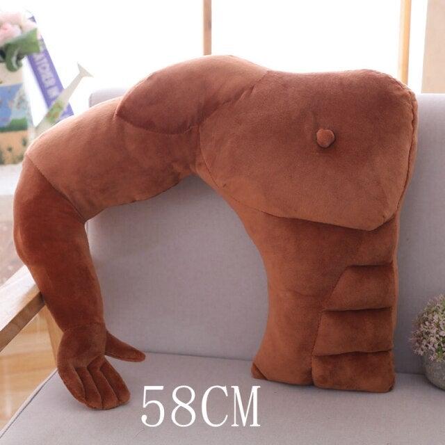 Muscle man (D)58CM Pillow Pillows - Plushie Depot