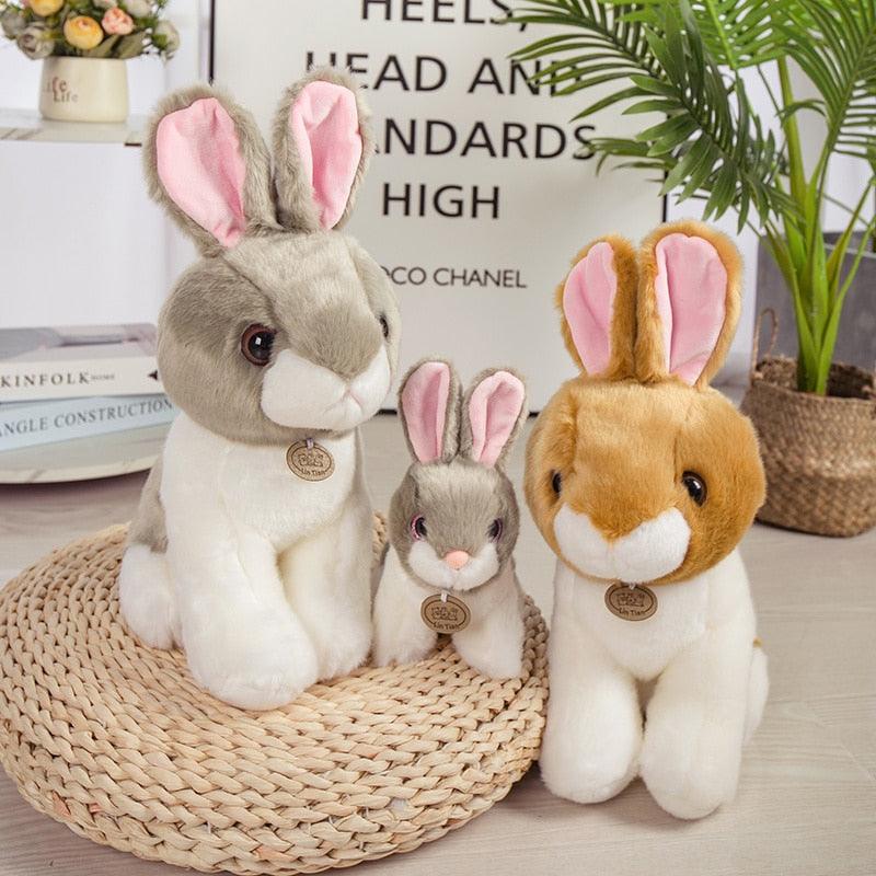 Real Lifelike Rabbit Stuffed Animals Stuffed Animals - Plushie Depot