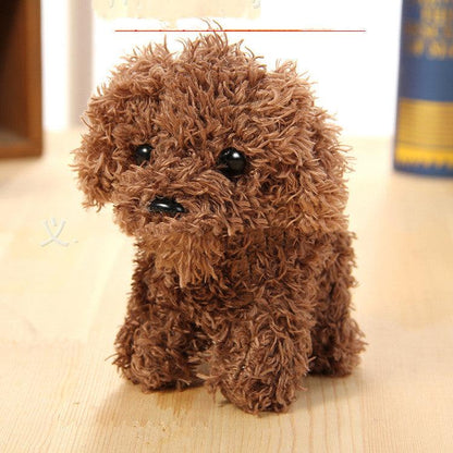 Cute Dog Stuffed Toy 3 Dark brown Plushie Depot
