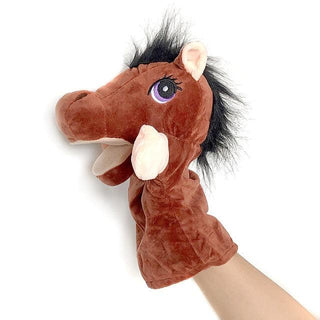 Educational Soft Animal Finger Puppets Horse Plushie Depot