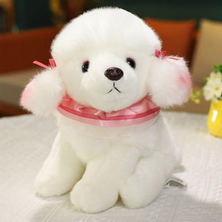 Cute Adorable Puppy Plushies 8" White Plushie Depot
