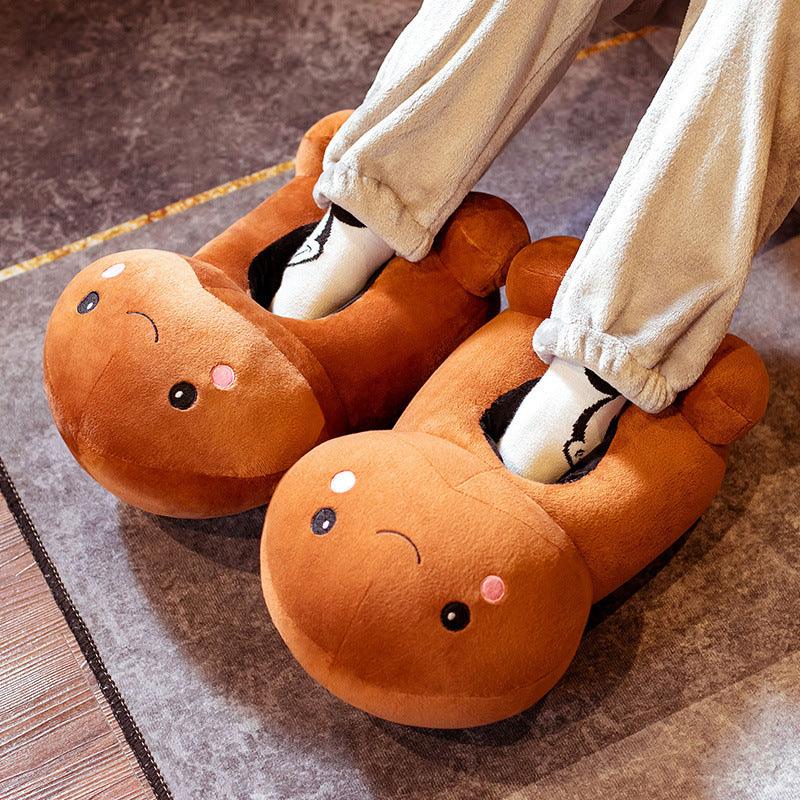 Spoof Cute Penis Shaped Slippers Slippers Plushie Depot