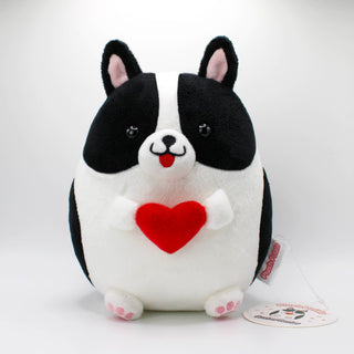 Tomoko Maruyama - Boston Terrier Plush Toy - Black and White Stuffed Animals - Plushie Depot