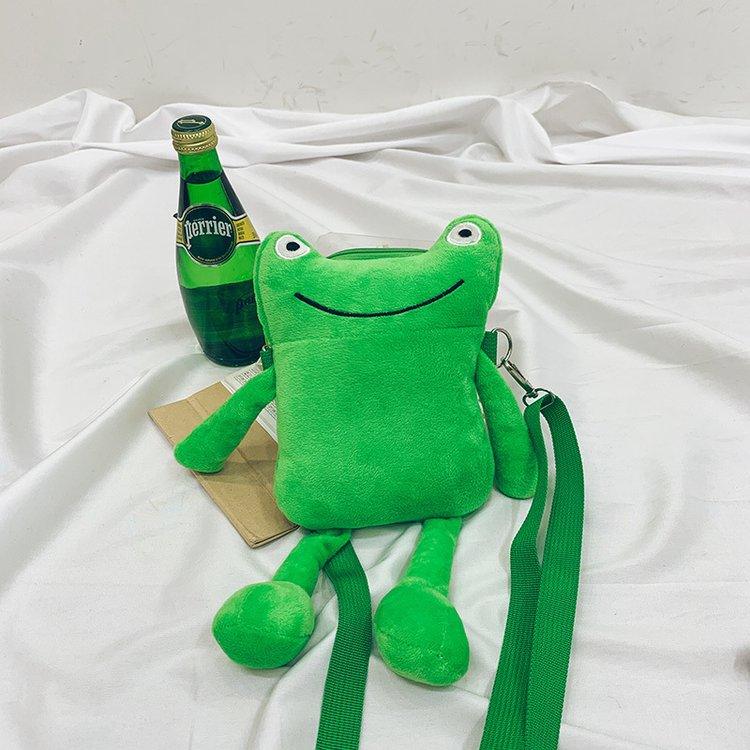 Cute Frog Backpack Schoolbag Girls Tote Handbag Shoulder Cartoon Bag  Women's | eBay