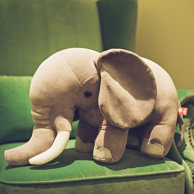 Elephant plush toy Grey - Plushie Depot