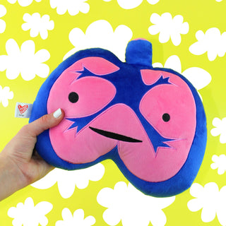 I Heart Guts - Lungs Plush - I Lung You Stuffed Toys - Plushie Depot