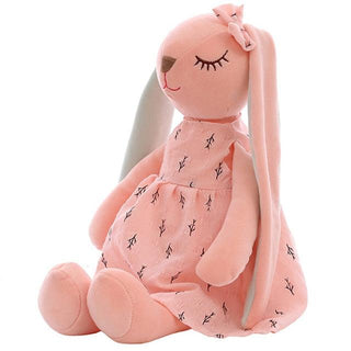 17.5" - 21.5" Plush Toy Stuffed Animal Long Ears Rabbit Doll 21.5" Pink Stuffed Animals - Plushie Depot