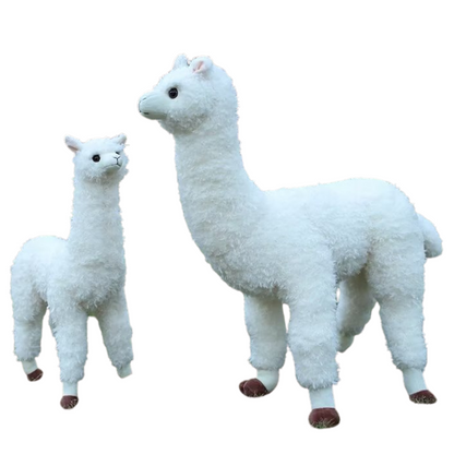 Giant Lifelike Alpaca Plush Toys Stuffed Animals Plushie Depot