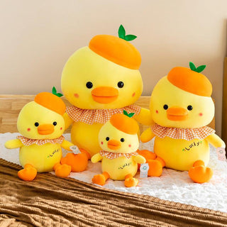 Cross-border New Lucky Duck Plush Toy Yellow Stuffed Animals - Plushie Depot