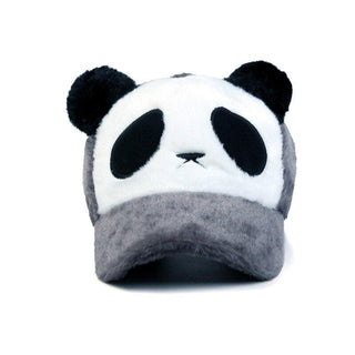 Cute Fuzzy Panda Hat Plushy Hats - Plushie Depot