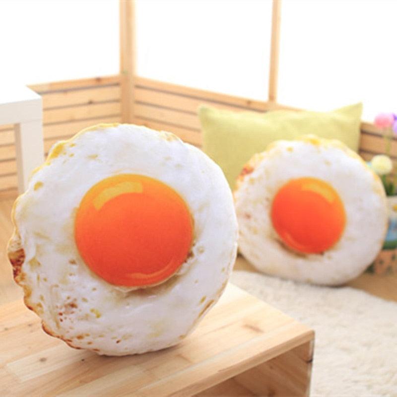 Simulation Stuffed Cotton Soft Fried Egg Cushion Sleeping Pillow Plush egg pillow Plushie Depot