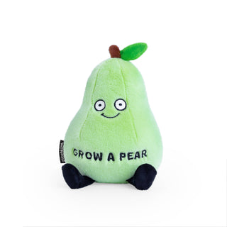 Punchkins - Funny Pear Plushie, Novelty Gift Perfect for Friends Stuffed Animals - Plushie Depot