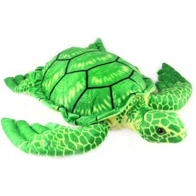 Realistic Colorful Sea Turtle Plush Toys 21" green Stuffed Animals - Plushie Depot