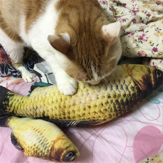 Pet Simulation Plush Cat Fish Toy Plushie Depot