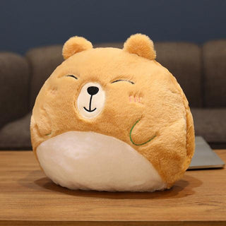 Cute Cartoon Animals Plush Pillows brown bear Plushie Depot