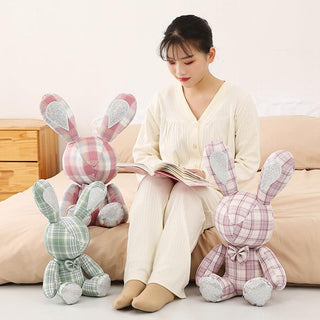 Sitting Long Eared Rabbit Plush Toy Stuffed Toys - Plushie Depot