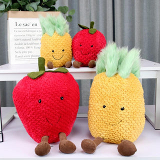 Creative and Funny Fruit and Vegetable Plush Toys (13 Different Types) Plushie Depot