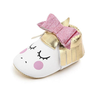 Toddler Baby Girl Rainbow Unicorn Plush Shoe Slippers, Great Gift for Ages 0-18M 3 Plushie Depot