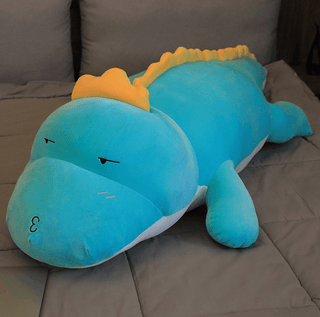 Dinosaur doll plush toy blue - Plushie Depot