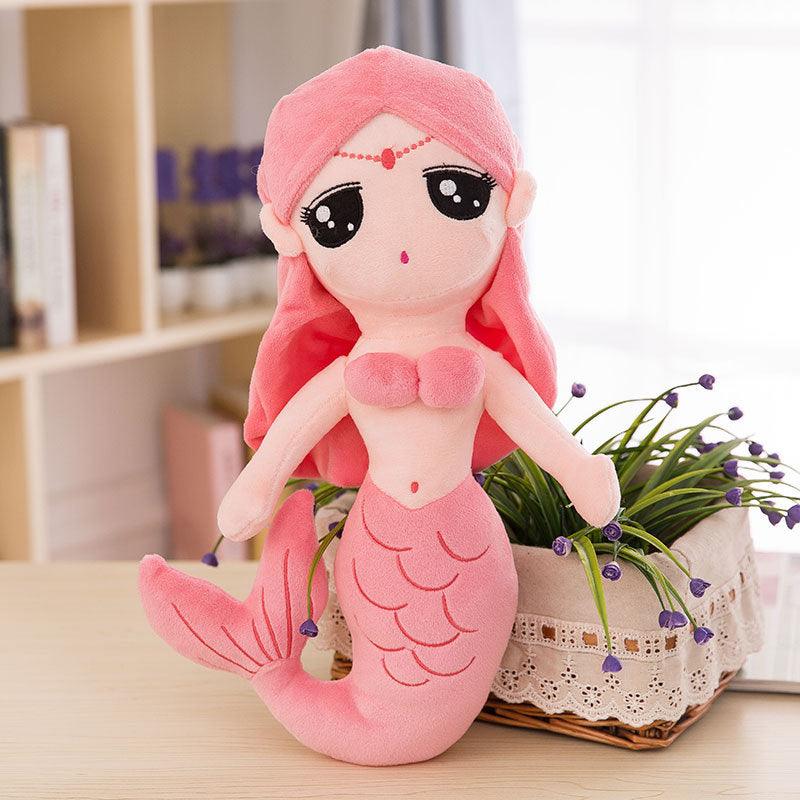 Mermaid Princess Plush Toy Doll Pink Plushie Depot