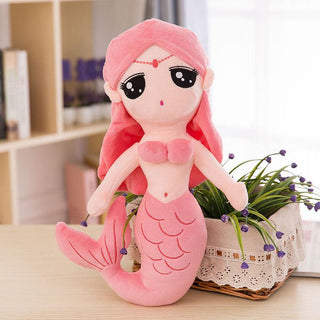 Mermaid Princess Plush Toy Doll Pink - Plushie Depot