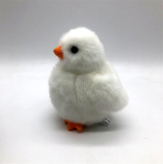 White Realistic Chick Plush Toy Stuffed Animals Plushie Depot