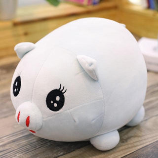 Fat Kawaii Simulation Pig Plush Toy White Plushie Depot