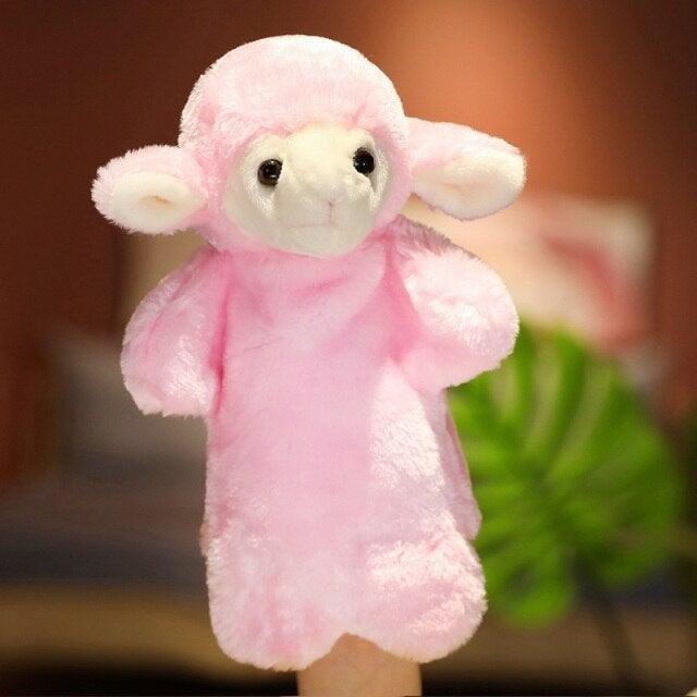 Animal Hand Puppets sheep 10” Stuffed Toys Plushie Depot