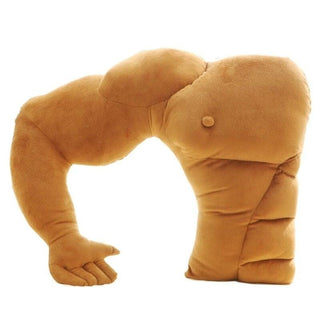 Funny Arm Muscle Male Cushion - Plushie Depot