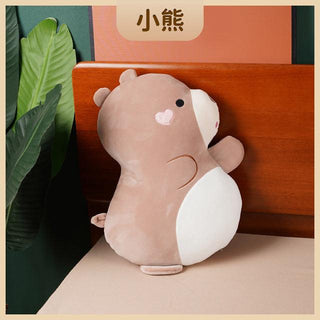 Cute Soft Animals Plush Pillows bear Plushie Depot
