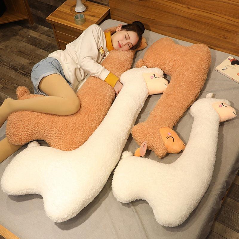 Giant Alpaca plush toy pillow Plushie Depot
