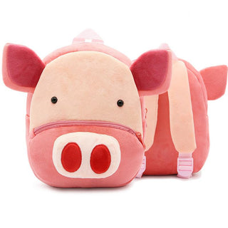 Cute Animal Plush Backpacks, Cartoon Book Bags for Children Pig Plushie Depot